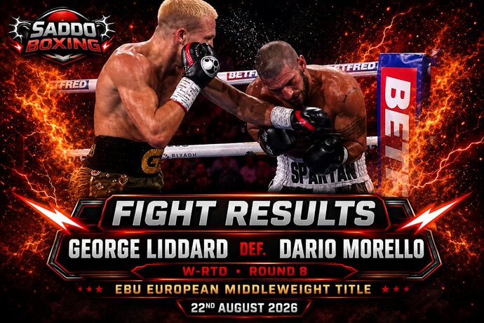 george-liddard-vs-dario-morello-fight-results