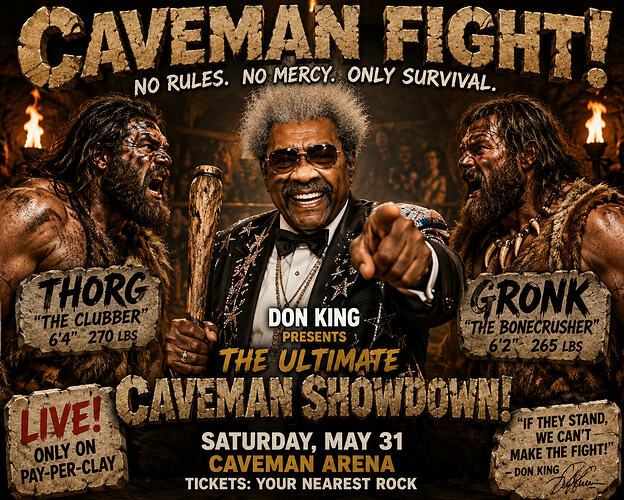 don king caveman promotions