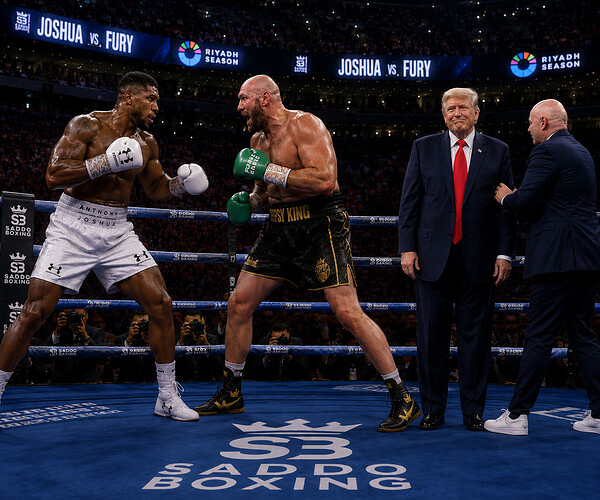 joshua vs Fury saddoboxing